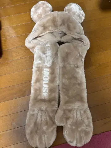 미키마우스 후드 부착 장갑