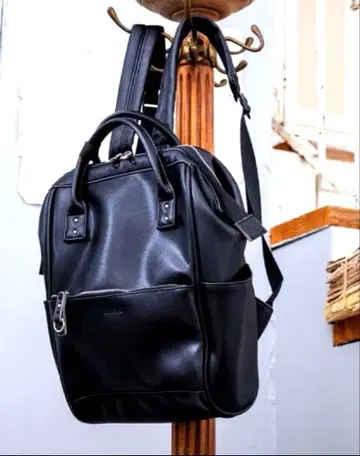 [ 새상품 ] anello 인조 가죽 입구 럭색