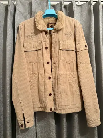 TCSS 코듀로이 보아 자켓 베이지