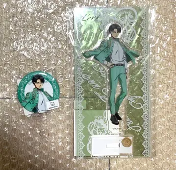 진격의 거인 에스크리 Season 1 캔뱃지 아크릴 스탠드 리바이