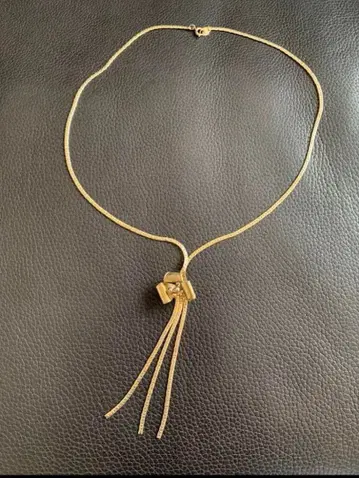 프랑스 앤티크 플라워 모티브 목걸이