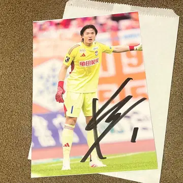 알비렉스 니가타 1 후지타 사인 포토 카드 오렌지 가든