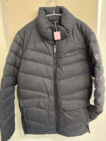 그레이 다운 자켓 퀼팅