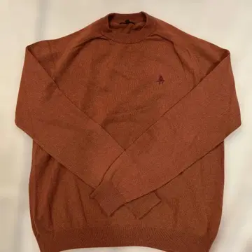 폴 스튜어트 브라운 니트 스웨터 M 사이즈 캐시미어 100%