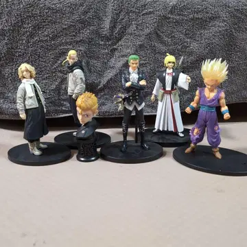 애니메이션 캐릭터 피규어 6체 세트