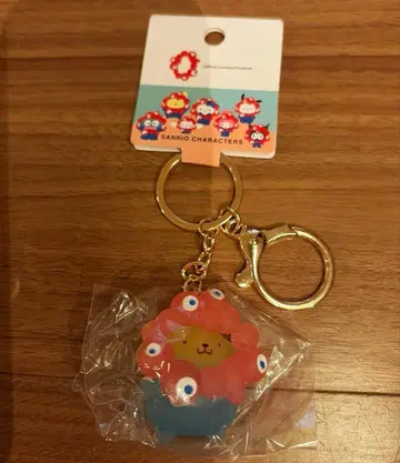 산리오 미야쿠미야쿠 클리어 키링 폼폼푸딩 간사이 박람회