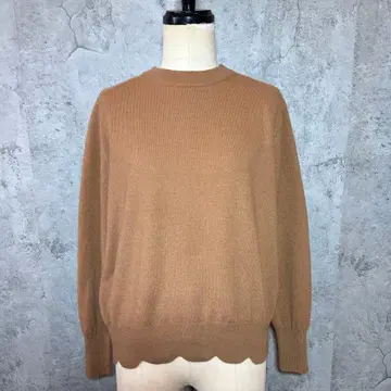 Plage 슈퍼 파인 울 캐시미어 스칼라 크루 풀오버