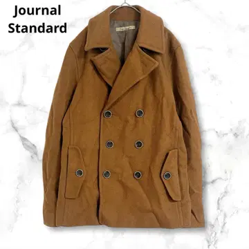 저널 스탠다드 브라운 울 코트 M 가을/겨울 심플 무지