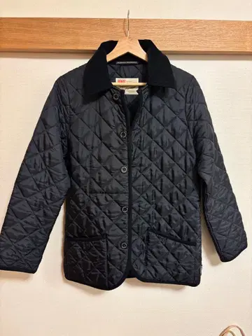 트래디셔널 웨더 퀼팅 자켓 네이비