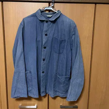 빈티지 이스턴 독일 헤링본 커버올