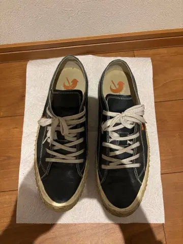 SPINGLE MOVE 가죽 스니커즈 (그린)