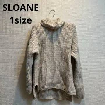 SLOANE 울 캐시미어 터틀넥 스웨터 사이즈 1