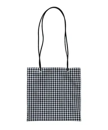 쿠드르 깅엄 체크 토트백 COUDRE 미사용 새상품