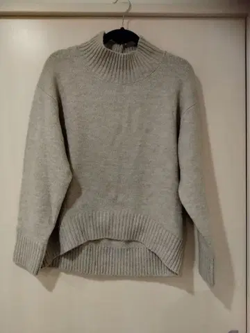 글로벌 워크 인기 셋업 베이지 스웨터 플리츠 스커트