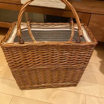 라탄 피크닉 바스켓