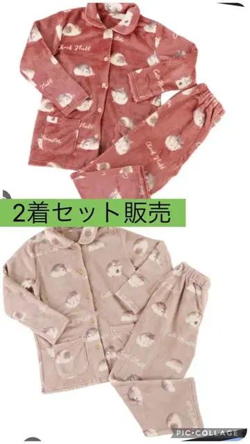 2벌 세트 햄스터 파자마