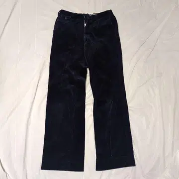 네이비 코듀로이 스트레이트 팬츠