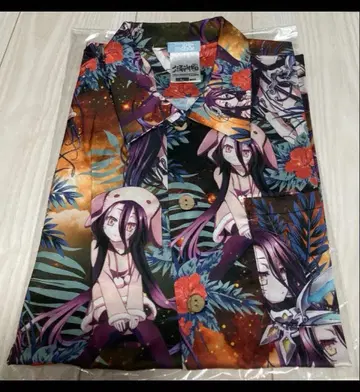 노 게임 노 라이프 슈비 알로하 셔츠 L 사이즈 레어 미사용 새상품