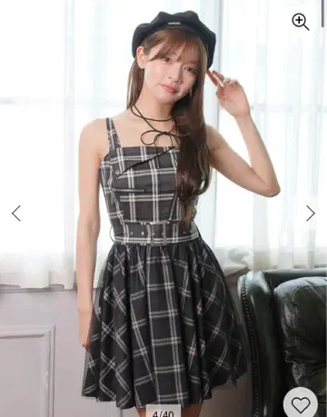 립 서비스 튤 플레어 점프 스커트 원피스