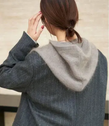 R'IAM 캐시미어 후드티 스톨