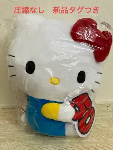 [ 새상품 택 포함 ] 헬로키티 LL 봉제 인형 50주년ver.