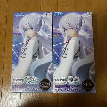 하츠네 미쿠 아무도 없는 세계의 하츠네 미쿠 슈퍼 프리미엄 피규어 2개