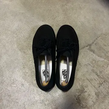 VANS 오센틱 아나하임 올 블랙 27.5cm