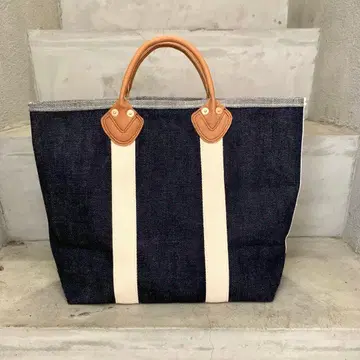 [ 익명 배송 ] 가죽 핸들 토트백 M 사이즈 80s L.L.BEAN