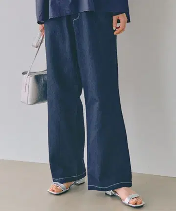 청바지 데님 팬츠 이지 스트레이트 데님 [ CLIP denim ]