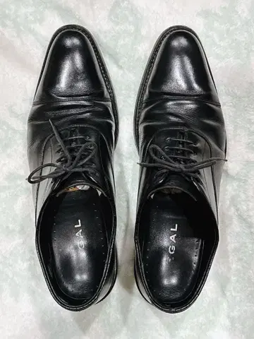 리갈 블랙 가죽 비즈니스 슈즈