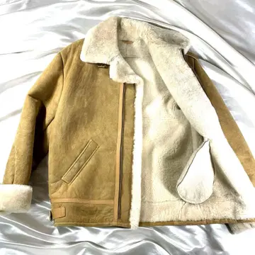 80's FENLAND 양가죽 플라이트 자켓 영국제