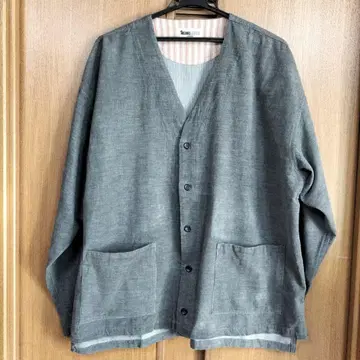 노카라 자켓 그레이