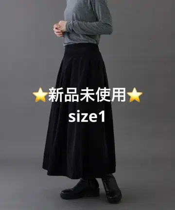 FORK&SPOON 코듀로이 스커트 charcoal 1