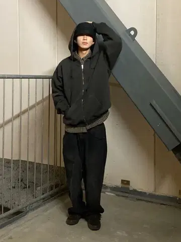 XLARGE 지퍼 후드티 스트릿 구제 의류