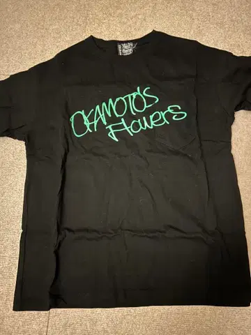 OKAMOTO'S Flowers 티셔츠 S 사이즈 블랙