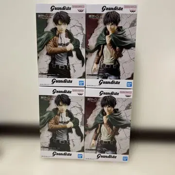 Grandista 리바이 피규어 4개 세트