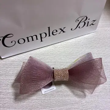 [ 새상품 ] Complex Biz 스와로브스키 리본 헤어 액세서리