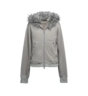Fur Hood Zip Hoodie