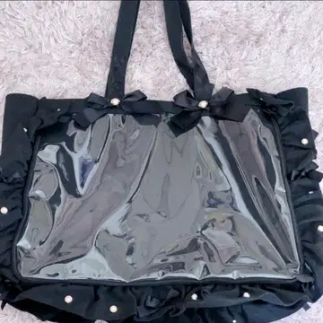 자카마트 이타백 이타백 블랙 검정 A3 사이즈 5주년 프릴 리본