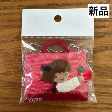 [새상품] familiar 파미리아 고베 데님 백 스트랩 레드