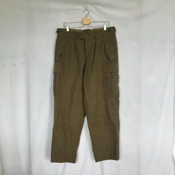 60's 구 서독군 울 카고 팬츠
