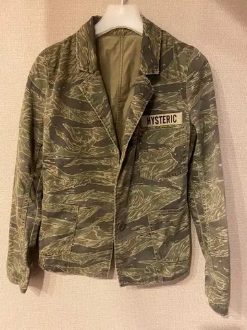HYSTERIC glamour 카모 패턴 밀리터리 자켓