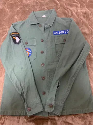 U.S. AIR FORCE 밀리터리 셔츠 14 x 31