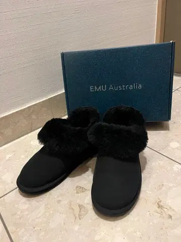 EMU Australia 블랙 어그 부츠 24cm