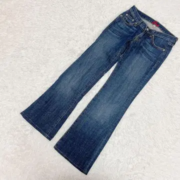 [ blueCult ] 플레어 데님 팬츠(25) 인디고 청바지 새상품급