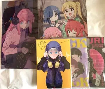 봇치 더 록 특전 4종 세트 멜론북스 클리어 파일 리플렛