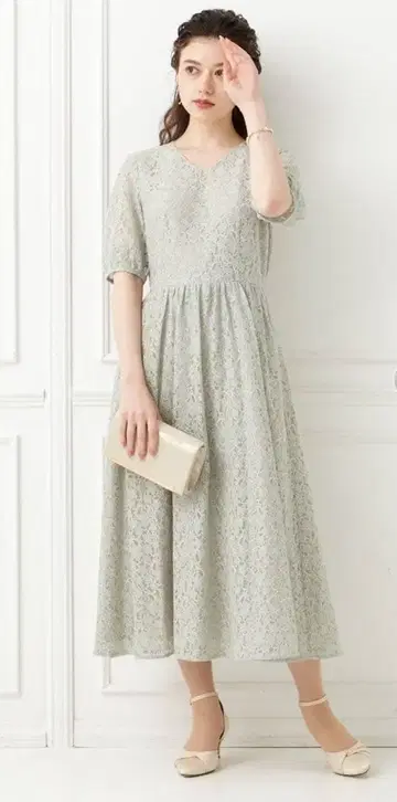 Aimer의 민트색 원피스 드레스