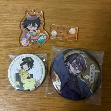 문호 스트레이독스 문스토 에도가와 란포 캔뱃지 아크릴 스탠드 묶음 판매