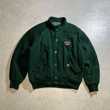 00s archive 블루종 울 충전솜 퀼팅 자켓