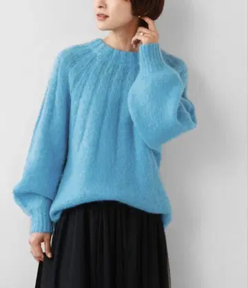 JOURNAL STANDARD relume 모헤어 혼방 볼륨 슬리브 니트